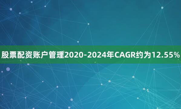 股票配资账户管理2020-2024年CAGR约为12.55%